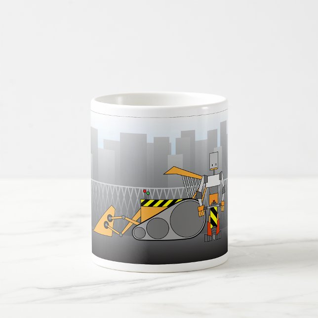 Mug Travailleur de construction robotique (Créateur téléchargé)