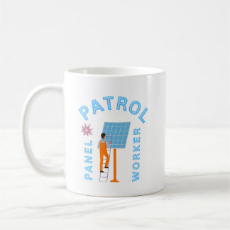 Mug Travailleur de la patrouille de panneau