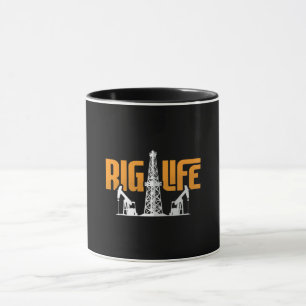 Mug Travailleur du champ de pétrole Rig Vie de pétrole