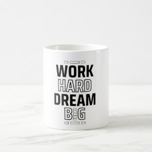 Mug Travaillez Fort Rêvez Grand Casquette de Camionneu