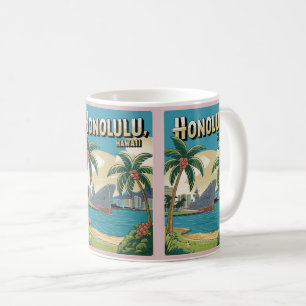 Mug Travel Honulu, Hawaii cadeaux de plage tropicale
