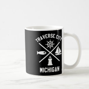 Mug Traverse City Nord du Michigan La voilière à voile