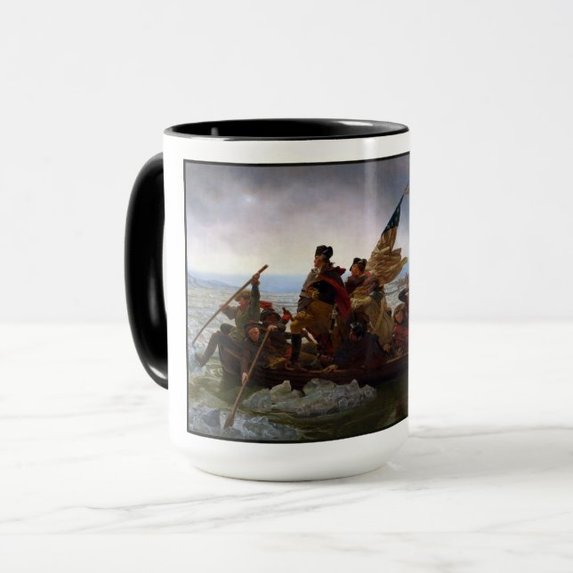 Mug Traverser le Delaware 1776 : général George Washin (Devant gauche)