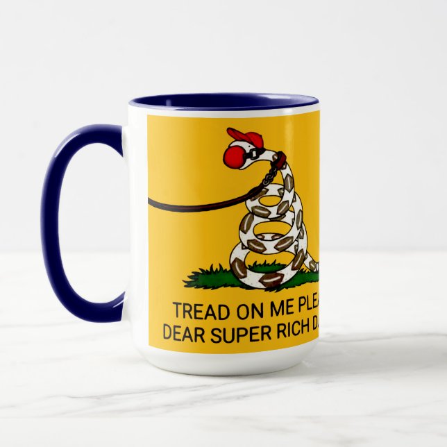 Mug 'Tread On Me Please Cher Super Rich Daddy' (Gauche)