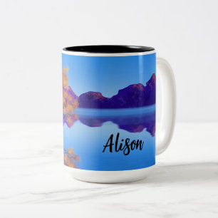 Mug "tree by the blue Lake"