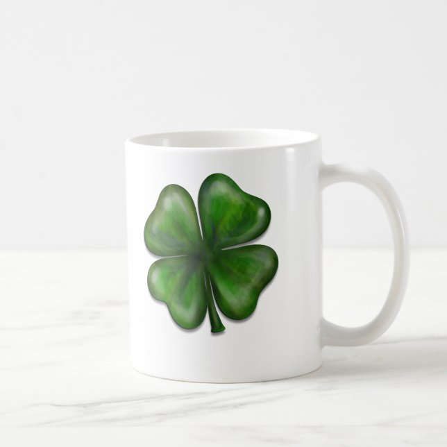 Mug trèfle de 4 feuilles (Droite)