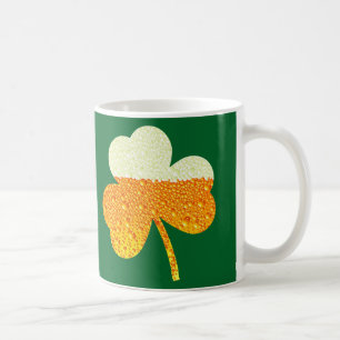 Mug trèfle de bière st patrick