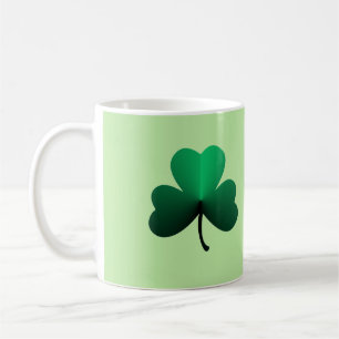 Mug Trèfle Vert à Trois Feuilles