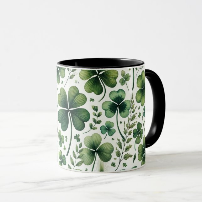 Mug Trèfles apaisants (Devant droit)