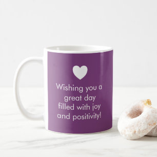 Mug Trend Color Plum Purple - Nom / Musique Positive
