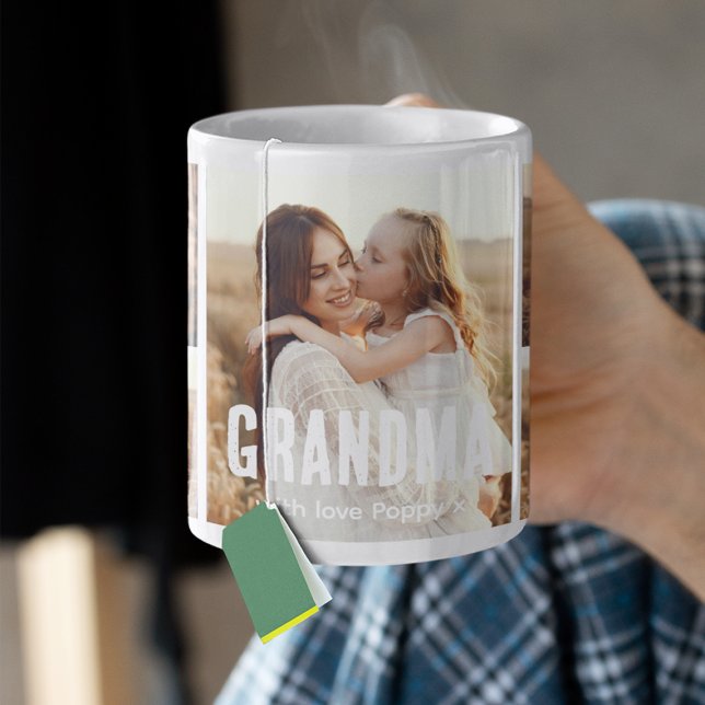 Mug Trendy 5 Photo Collage Grandma (Créateur téléchargé)