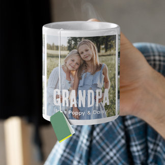 Mug Trendy 5 Photo Collage Grandpa