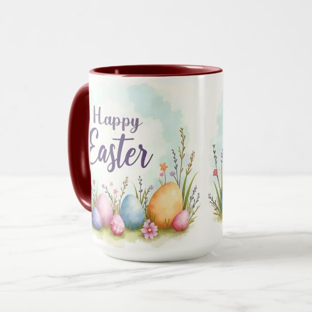 Mug Trendy Easter Eggs Beautiful Collection (Devant gauche)
