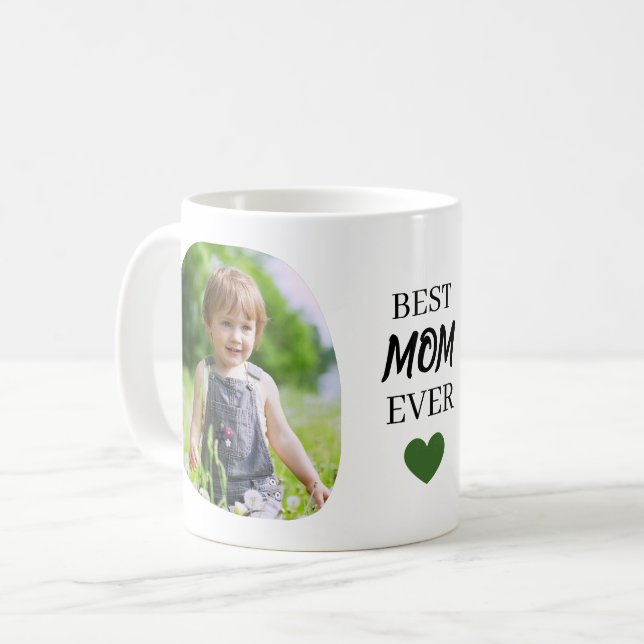 Mug Trendy Modern Mother Best Mom Ever Keepsake  (Devant gauche)