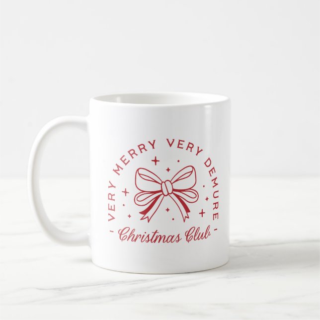 Mug Très dérisoire coquette de Noël esthétique (Gauche)