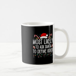 Mug Très Probable De Demander À Père Noël De Définir B