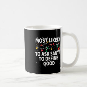 Mug Très Probable De Demander À Père Noël De Définir U