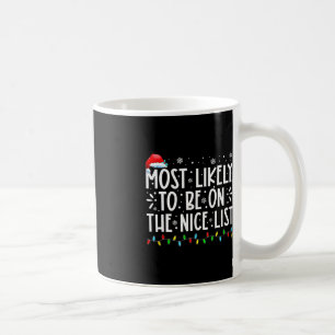 Mug Très Probable D'Être Sur La Liste Nice Fun Christm