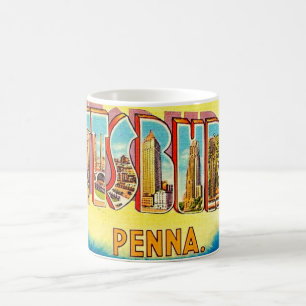 Mug Très vintage salutation de Pittsburgh