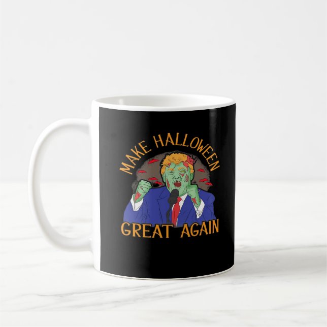 Mug Tri-Blend Halloween Trumpkin (Gauche)