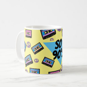 Mug Triangle des banderoles rétro des années 80 90