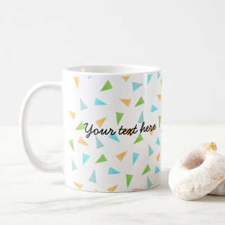Mug Triangles dans des couleurs en pastel, motif