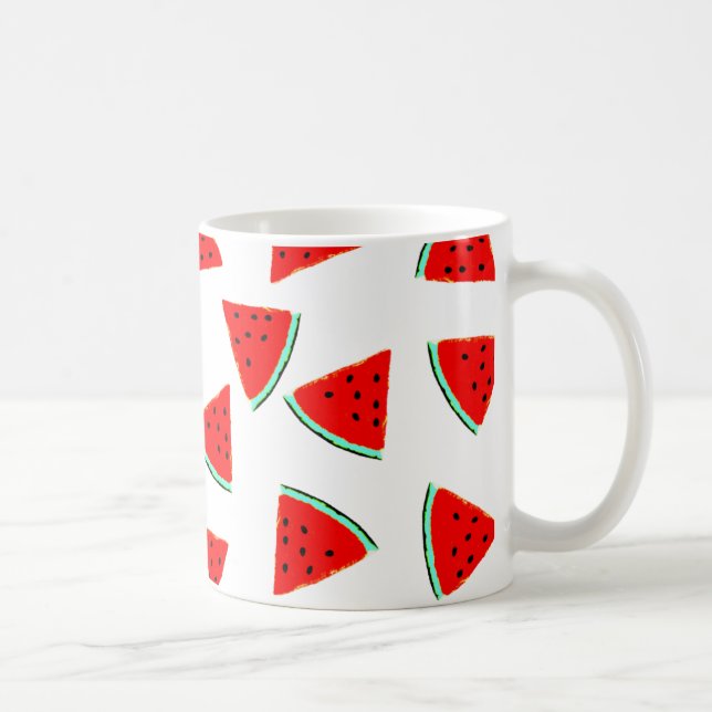 Mug Triangles Motifs de pastèque (Droite)