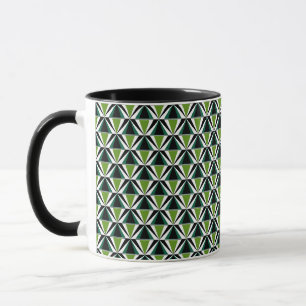Mug Triangles verts