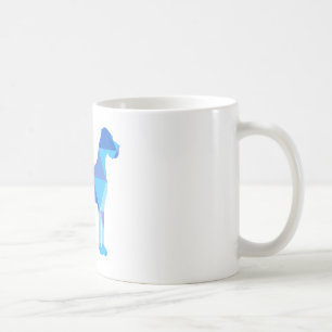 Mug Triangulus à grande dane bleu