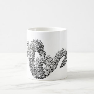 Mug tribal dragon