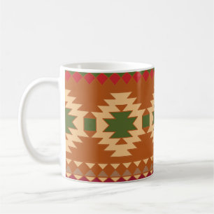 Mug Tribal géométrique Aztec Motif coloré