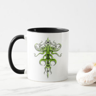 Mug Tribal Tattoo Espèces Aliens 217 vert