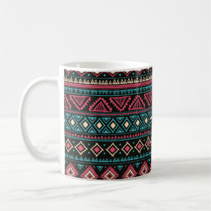 Mug Tribal vintage ethnique motif homogène