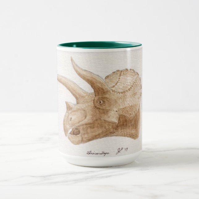 Mug Tricératops de Musique de Café Jumbo (Centre)