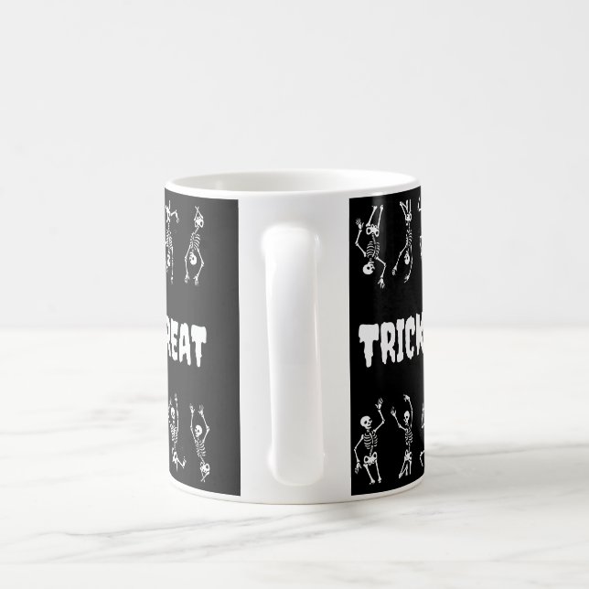 Mug Trick ou traiter Halloween Skuls amusants (Poignée)