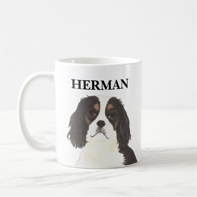 Mug Tricolore Cavalier King Charles Spaniel (Gauche)