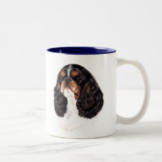 Mug Tricolour King charles spaniel