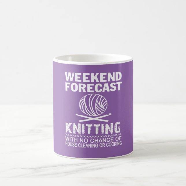 MUG TRICOT DE PRÉVISION DE WEEK-END (Centre)