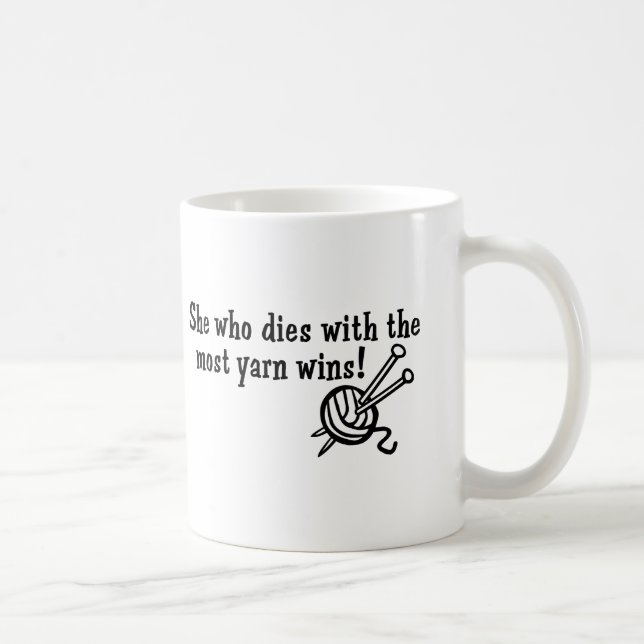 Mug Tricot drôle (Droite)