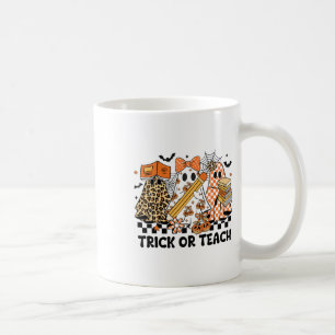 Mug Tricoter Ou Enseignant Fantôme Halloween Retro Che