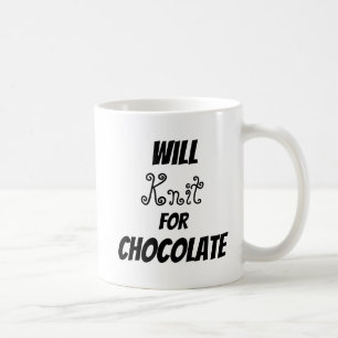 Mug Tricotera pour le tricot drôle de chocolat