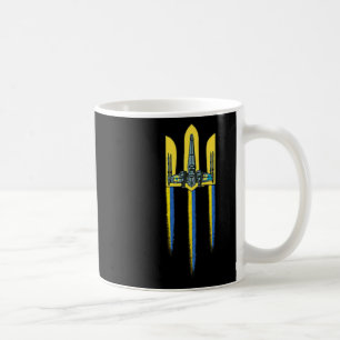 Mug Trident Tryzub Symbole Armoiries Logo Ukrainien Uk
