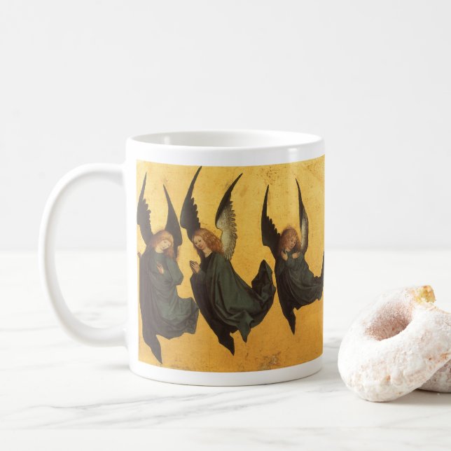 Mug Trio des anges de la Renaissance par Maître du Hou (Avec donut)