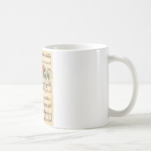 Mug Trio et musique Rose vintage