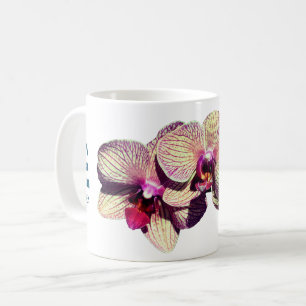 Mug Trio Fleur Orchidée personnalisée