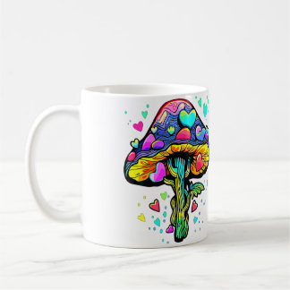 Mug Trippy Forest Art Edm Mushroom Music Lover Psyched