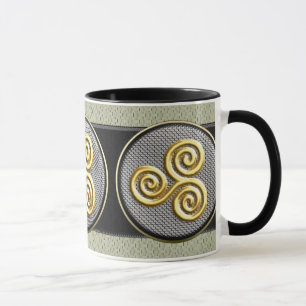 Mug Triskele d'or