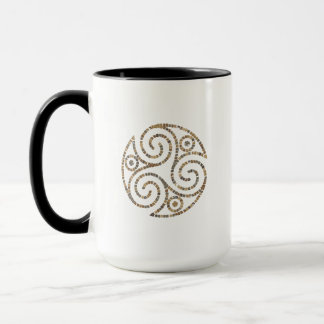 Mug Triskelion Celtic - Triple symbole en spirale - Mo