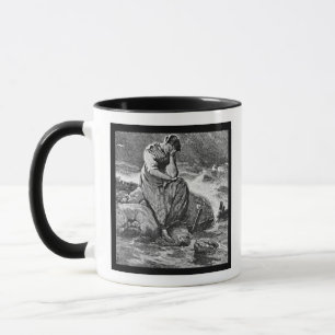 Mug Triste Gothique Femme Vintage Sympathie Art Illust