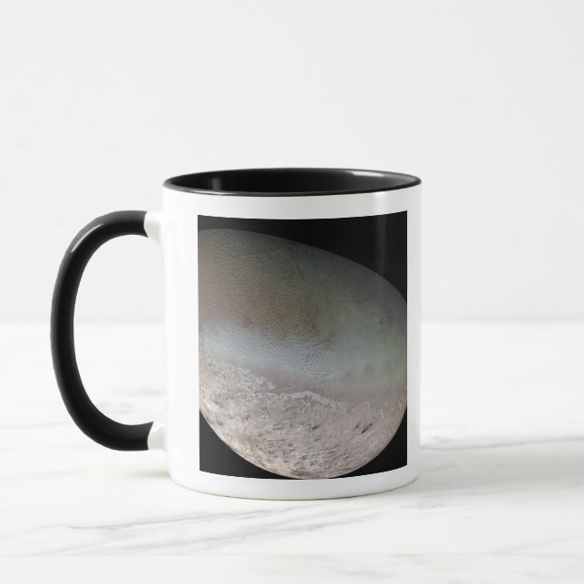 Mug Triton, la plus grande lune de la planète Neptune (Gauche)